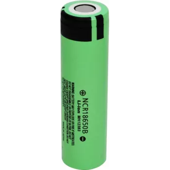 Panaudojama ličio jonų baterija Panasonic NCR18650B 3400 mAh 3,7 V — 18650 elementas