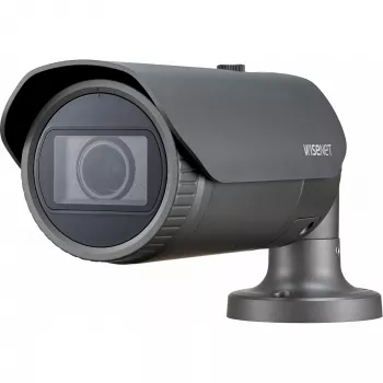 Hanwha WiseNet tinklinė kulkos formos dienos/nakties vaizdo kamera, 5 MP, H.265, 3.2-10 mm, IR, IK10, IP66