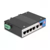 Tinklo jungiklis DELOCK 80164 4 prievadų Gigabit PoE su 1 RJ45 kylančiosios linijos prievadu