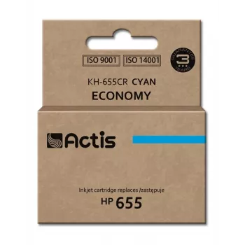 Actis KH-655CR kasetė (pakaitalas HP 655 CZ110AE; standartinė; 12 ml; žydra)