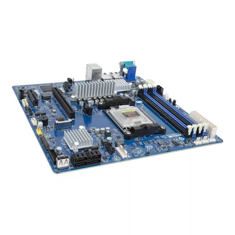 Motininė plokštė GIGABYTE MC13-LE1 B650E microATX, skirta AMD AM5 (Ryzen 7000/9000, DDR5, 4x DIMM, 10Gb LAN, 2x RJ-45, 4x SATA III, M.2, RAID)