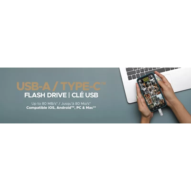 USB atmintukas Emtec 32 GB USB Type-A USB Type-C D280