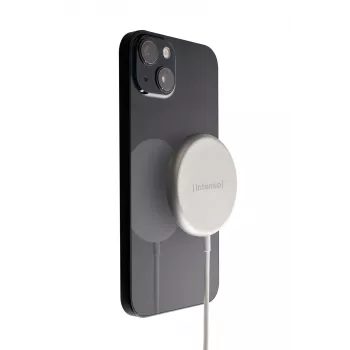 Intenso MW1 belaidis magnetinis greitasis kroviklis 15 W, USB, 12 V, baltas
