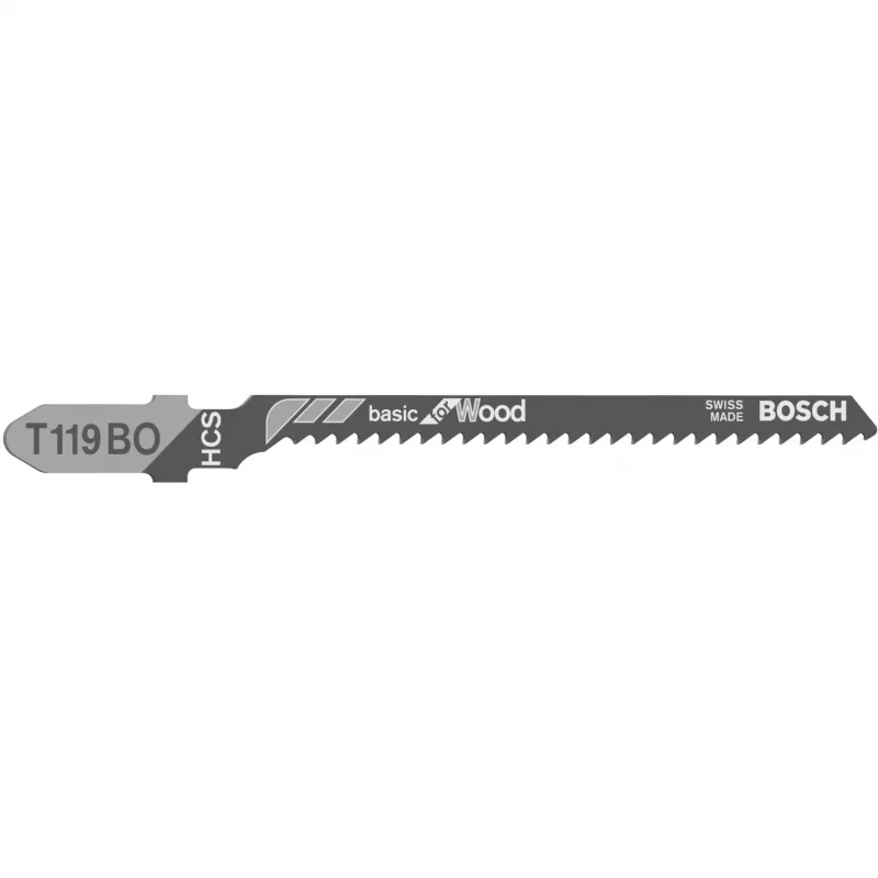 Bosch 2 608 630 310 pjūklo geležtė dėlionėms, HCS plienas, 5 vnt.