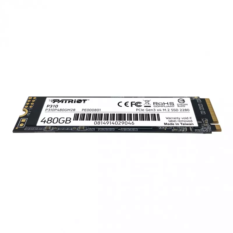 SSD diskas Patriot Memory 480 GB M.2 PCI Express 3.0 NVMe P310