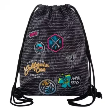 Kuprinė Gymsack Coolpack Sprint Sprint Badges Girls Grey