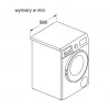 Bosch WNA13401PL Skalbimo džiovinimo mašina 8 kg / 5 kg 1400 aps./min Balta