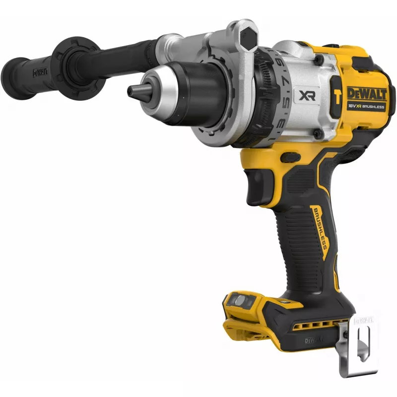 Gręžtuvas DeWalt DCD1007NT-XJ, 18V bešepetėlis, 3 greičiai, 2250 sūkių/min, greitai užveržiama griebtuvė (1,5–13 mm), 1,85 kg
