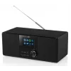 Internetinis radijas JVC RA-E981B – Wi‑Fi ir Bluetooth srautinis transliavimas, DAB+, FM, 2×5 W, 40 išankstinių nustatymų, USB, AUX, LCD ekranas