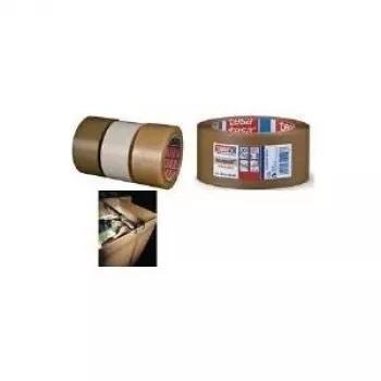 Pakavimo juosta TESA 4124, PVC, ruda, 66 m x 50 mm