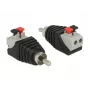RCA lizdo adapteris su gnybtų bloku DELOCK 65566