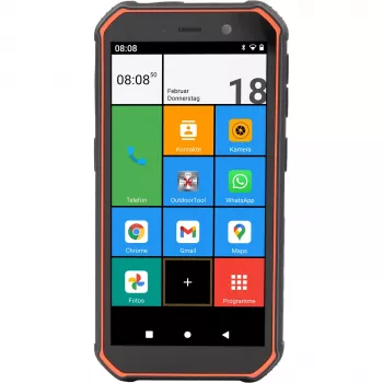 Išmanusis telefonas Olympia TREK 5.5 colio 3 GB 32 GB Juodai Oranžinis