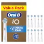 Oral-B iO Ultimate Clean keičiamos šepetėlių galvutės, baltos, 10 vnt.