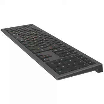 Logickeyboard LKB-OSX-A2M-DE klaviatūra USB QWERTZ vokiška juoda