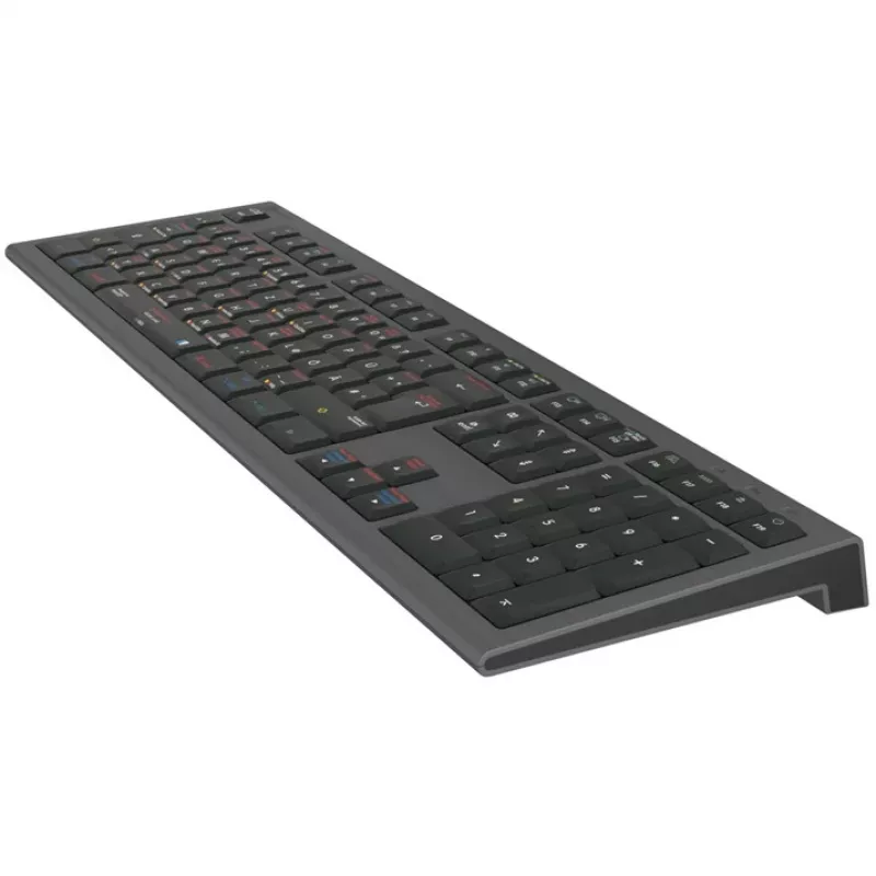 Logickeyboard LKB-OSX-A2M-DE klaviatūra USB QWERTZ vokiška juoda