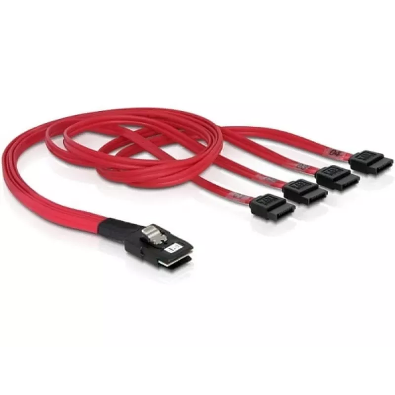 Delock SATA/SAS kabelis 4-Lane - SATA (mot.) į 36 PIN 4iMini MultiLane (vyr.) - 50 cm (83057)