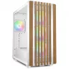 Korpusas Sharkoon REBEL C70G RGB Full Tower Baltas, Medinis