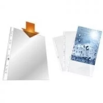 A4 segtuvų kišenė Durable 265919 apsauginė skaidri 210 x 297 mm, 100 vnt.