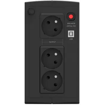 PowerWalker Basic VI 1000 SB nepertraukiamo maitinimo šaltinis (UPS) linijinis-interaktyvus 1 kVA 600 W 3 lizdai