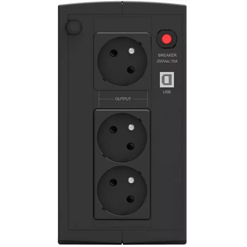 PowerWalker Basic VI 1000 SB nepertraukiamo maitinimo šaltinis (UPS) linijinis-interaktyvus 1 kVA 600 W 3 lizdai