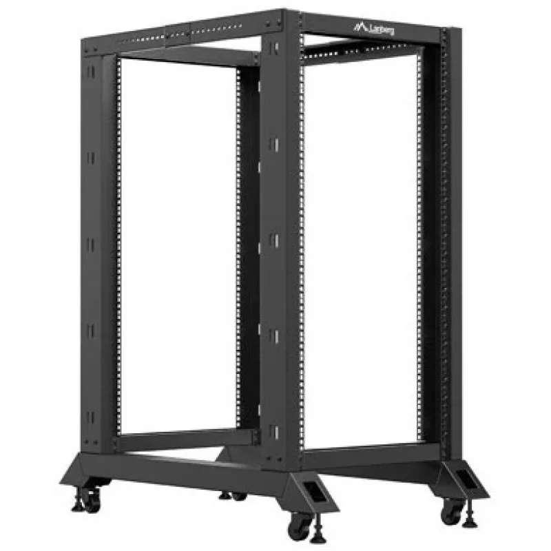 Lanberg Atviras Stovas 22U 600x1000 Juodas (22HE, 19 col.)