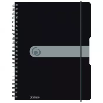 Užrašų bloknotas Herlitz 11293073 A4 80 lapų juodas