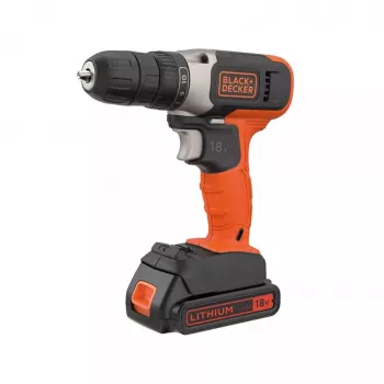 BLACK & DECKER BCD001C2-QW belaidis gręžtuvas-suktuvas | 18 V | 2x1.5 Ah | Ličio jonų