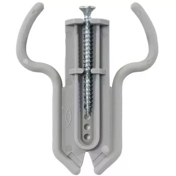 FISCHER 73121 tvirtinimo rinkinys, pilkas