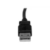 StarTech.com 3 m USB 2.0 A į stačiu kampu B laidas - vyriškas/vyriškas