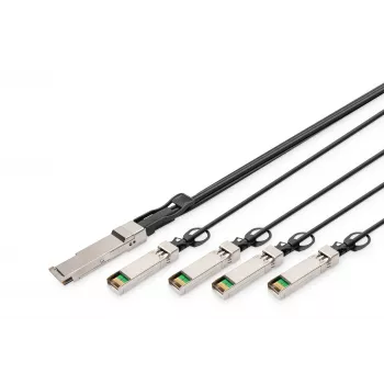 Tiesioginio prijungimo kabelis Digitus 40G QSFP+ į 4xSFP+ 1 m