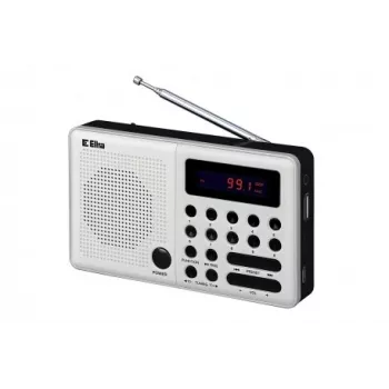 Eltra Radio Pliszka USB, FM balta