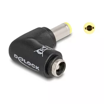 Laido jungtis DeLOCK 80795 DC 5,5 x 2,1 juoda Vyriškas/Moteriškas