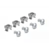 Montavimo kronšteinai DeLOCK 19 colių 450x40mm 2 vnt Juodi Metaliniai