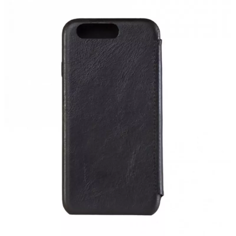 Tellur TLL118794 plonas natūralios odos knygelės tipo dėklas iPhone 7 Plus / 8 Plus, 14 cm (5,5 colio), juodas