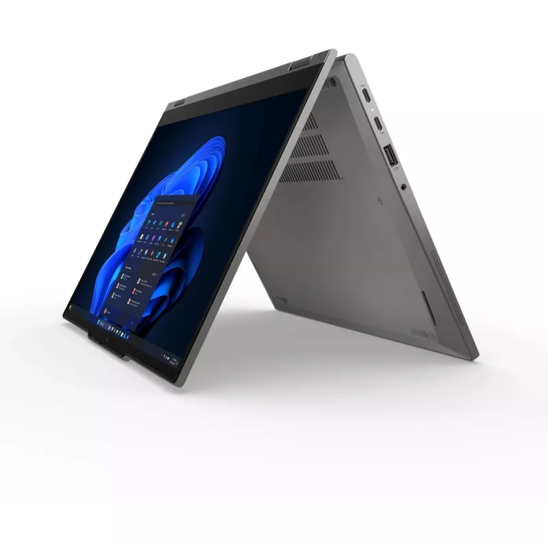 Lenovo ThinkPad L13 2-in-1 Gen 6 (Intel) nešiojamas kompiuteris, Intel Core Ultra 5 225U, 33,8 cm (13,3 inch) jutiklinis ekranas, 16 GB RAM, 512 GB SSD, Windows 11 Pro, pilka