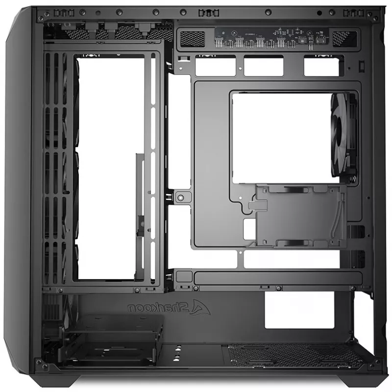 Sharkoon MK3 RGB Micro Tower korpusas juodas