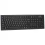 A4Tech KR-85 klaviatūra USB QWERTY JAV anglų juoda