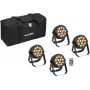LED PARlytės prožektorius EUROLITE 42110204 RGB WW Silent – LED PAR šviestuvas, RGB + šilta balta