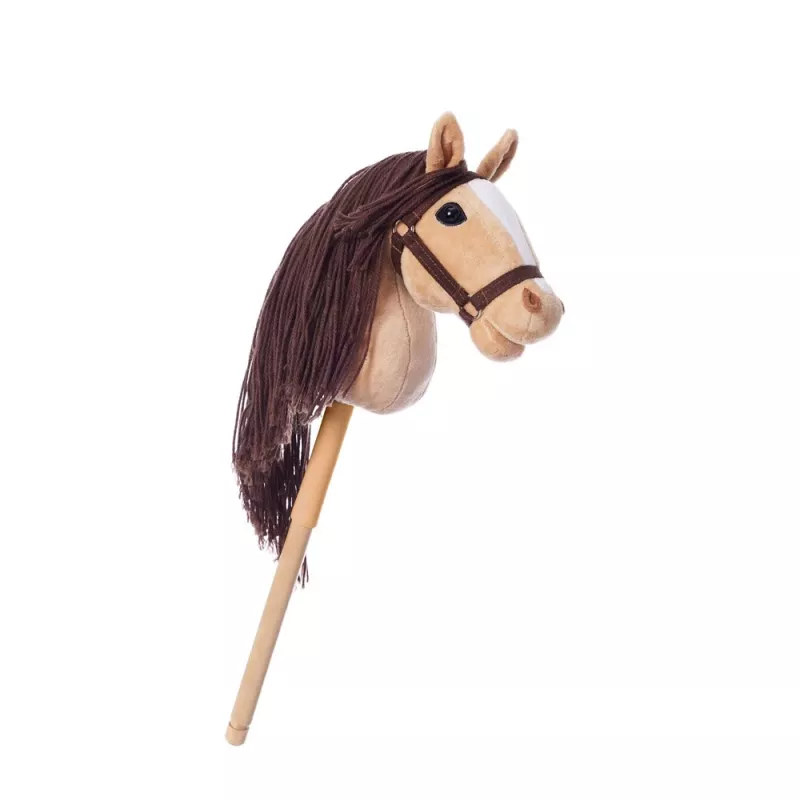 Arklys ant pagaliuko HOPPIHORSE Hobby Horse A4 smėlio spalvos