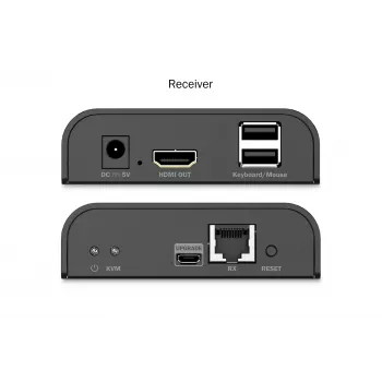 KVM prailgintuvo rinkinys DIGITUS DS-55355 HDMI per IP 4K 60Hz