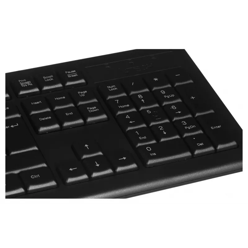 A4Tech KR-85 klaviatūra USB QWERTY JAV anglų juoda
