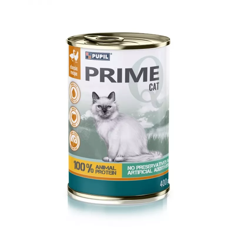 PUPIL Prime Rich in chicken and duck - šlapias ėdalas katėms - 400g