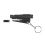 Avarinis įrankis GUARD YC-004-BL – diržinis peilis su švilpuku, stiklo daužytuvu, technopolimeras, 75×35×15 mm, 100 g