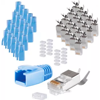 RJ-45 kištukas ShiverPeaks 72067-20B mėlynas (20 vnt.)