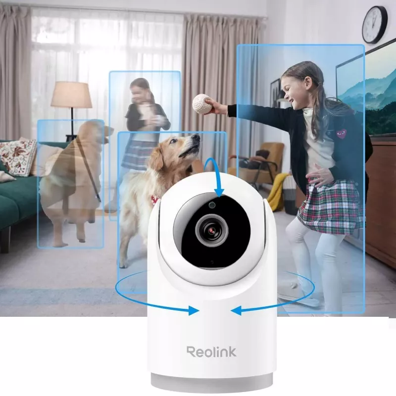 IP vaizdo kamera Reolink E Series E321 — kupolinė, vidaus, 2304×1296, 4 mm, belaidė, lubų/sienos/stalo