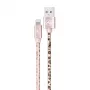USB į Lightning laidas Tellur TLL155621 3A 1 m – rožinis