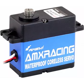 Amewi Standard-Servo AMXRacing AM1210SG WP PRO Analoginis Servo su plieninėmis pavaromis (28455)