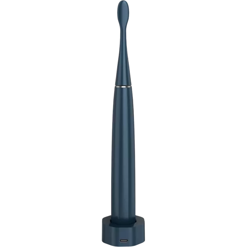 Belaidis dantų šepetėlis AENO, tamsiai mėlynas, 3 šepetėlių galvutės, 1400 mAh