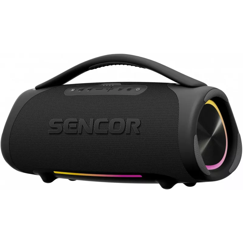 Nešiojamas garsiakalbis SENCOR RESONEXMAXI, 100 W, IPX7, 10 000 mAh, Bluetooth 5.3, USB-C