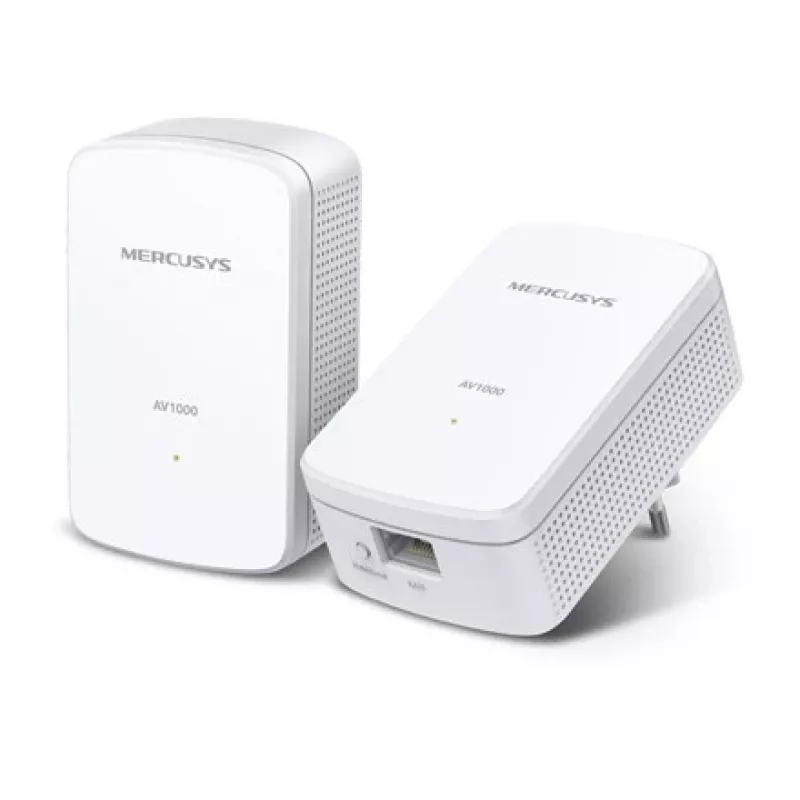 Mercusys AV1000 Gigabit Powerline Starter Kit MP500 KIT – 1000 Mbit/s, 1x LAN